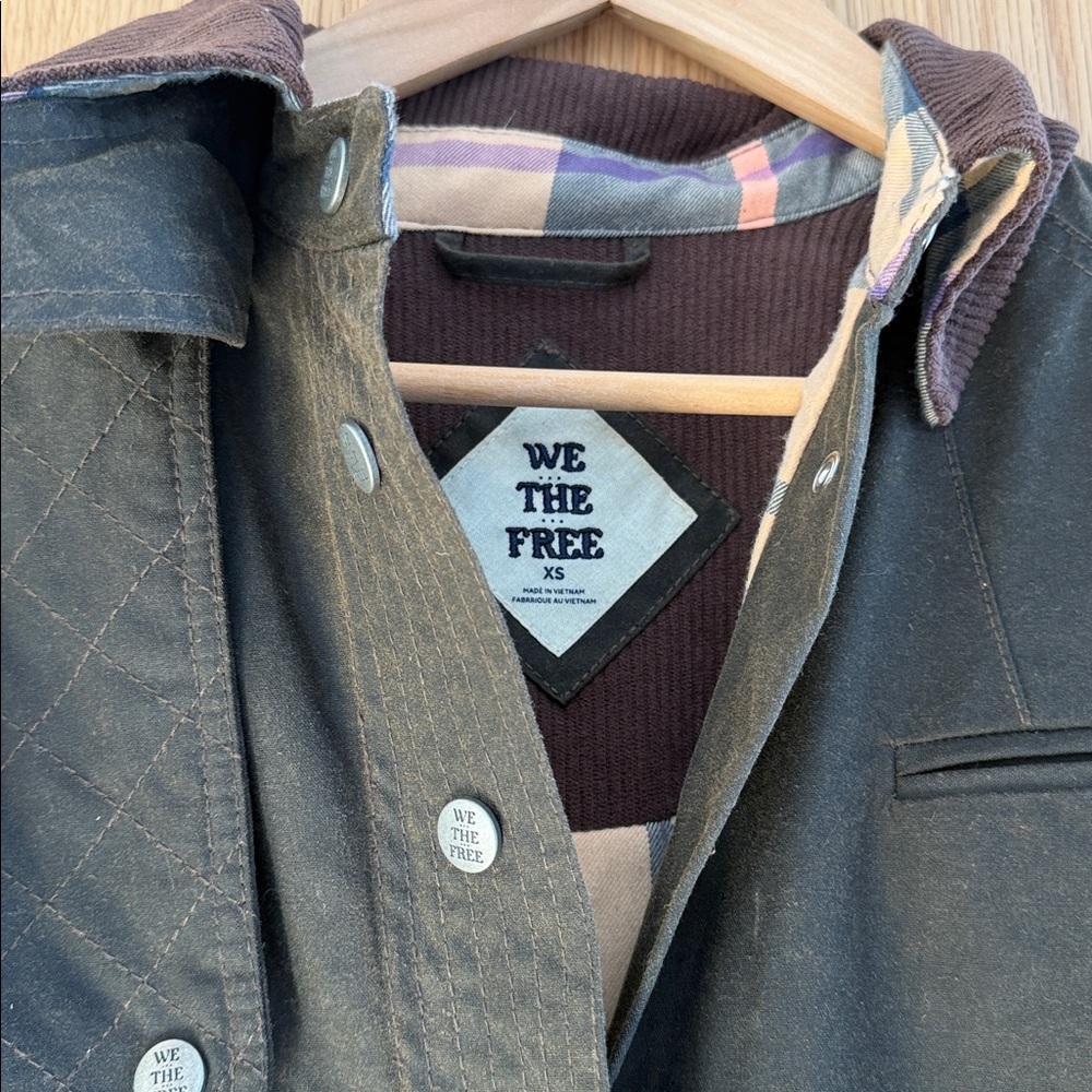 NWT We The Free Headliner Wax Pullover coat jacket FREE PEOPLE size XS - Picture 15 of 15
